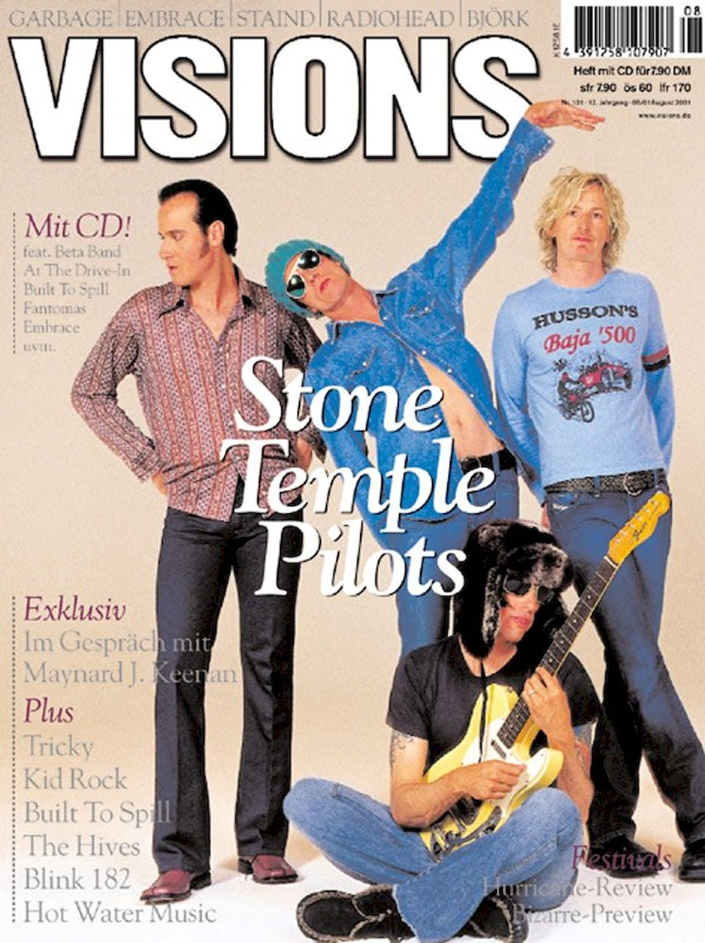 Visions Magazin Deutschland 2001-10 Stone Temple Pilots Tricky #101