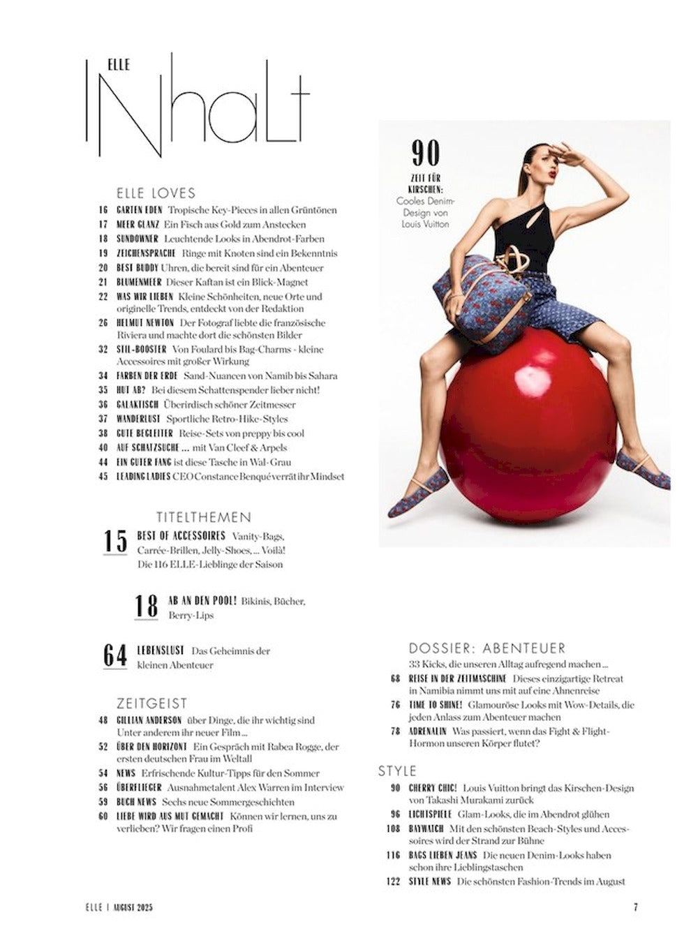 Elle Magazin Deutschland 2025-08 Noel Berry