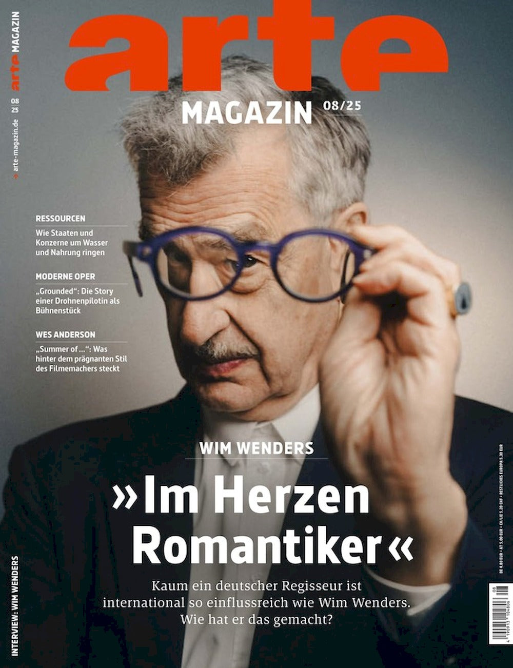 Arte Magazin Deutschland 2025-08 Wim Wenders