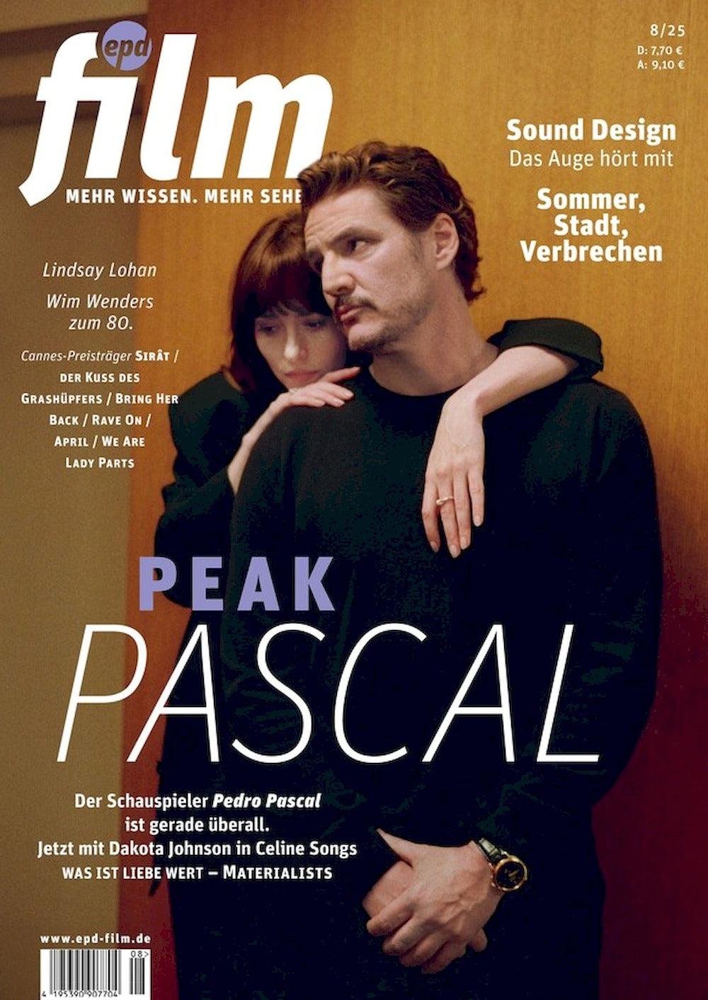 EPD Film Magazin Deutschland 2025-08 Pedro Pascal Dakota Johnson