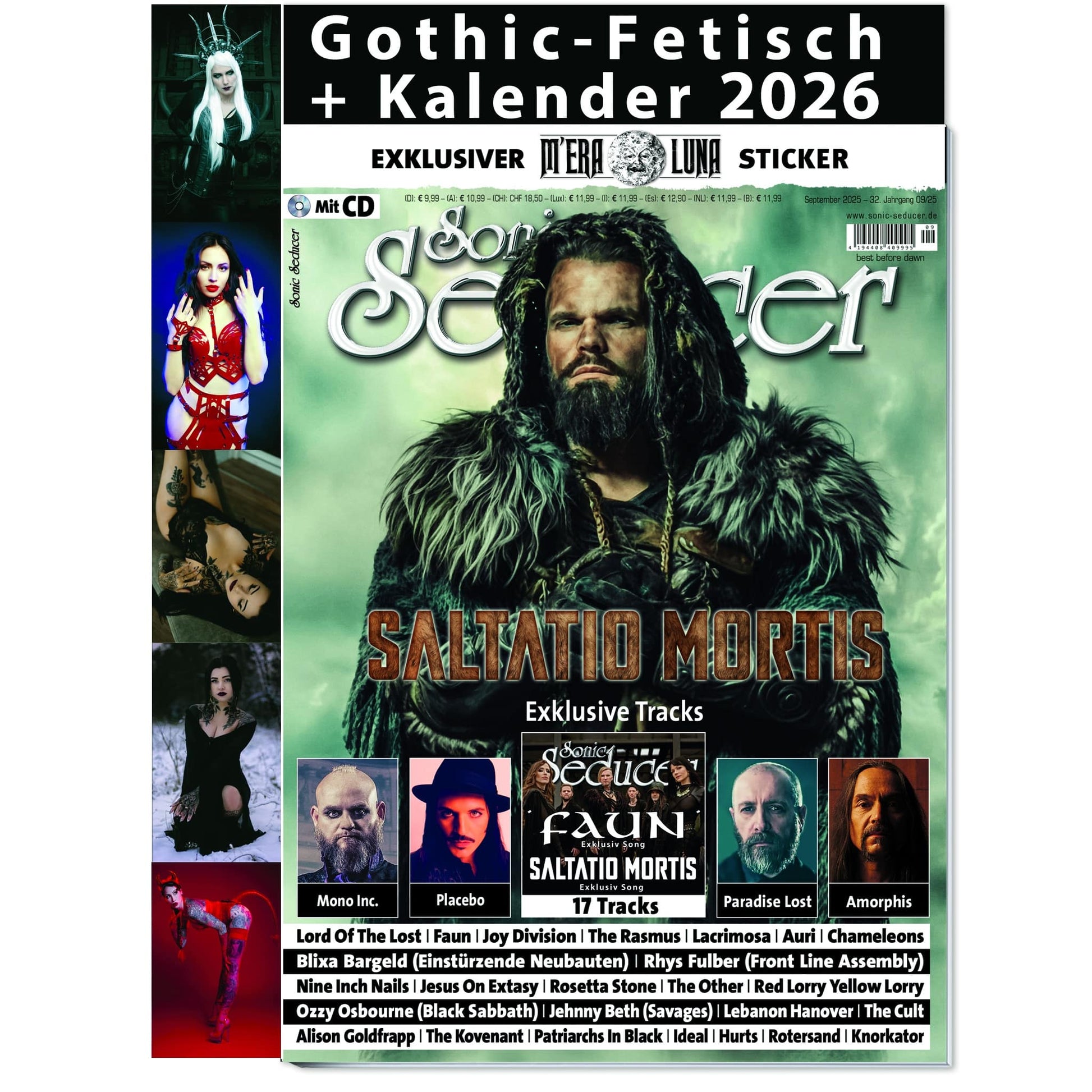 Sonic Seducer Magazin Deutschland 2025-09 Saltatio Mortis Faun Mono Inc.