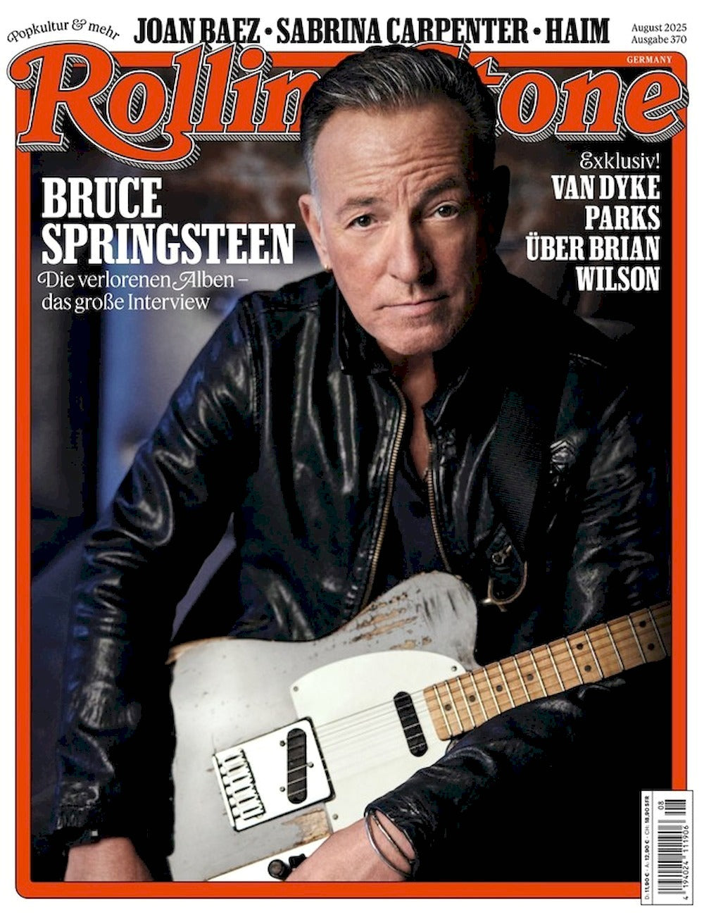 Rolling Stone Magazin Deutschland 2025-08 Bruce Springsteen Van Dyke + CD