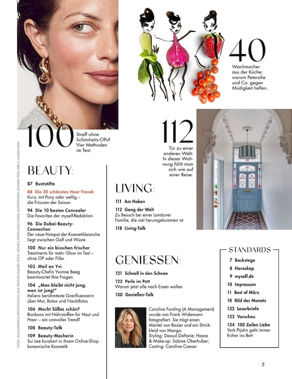 Myself Magazin Deutschland 2025-03 Caroline Forsling