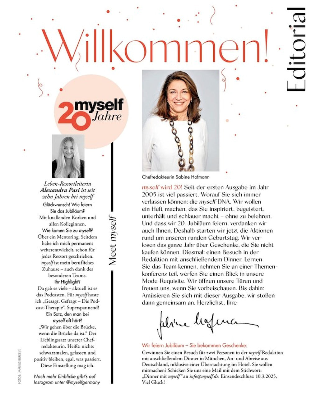 Myself Magazin Deutschland 2025-03 Caroline Forsling