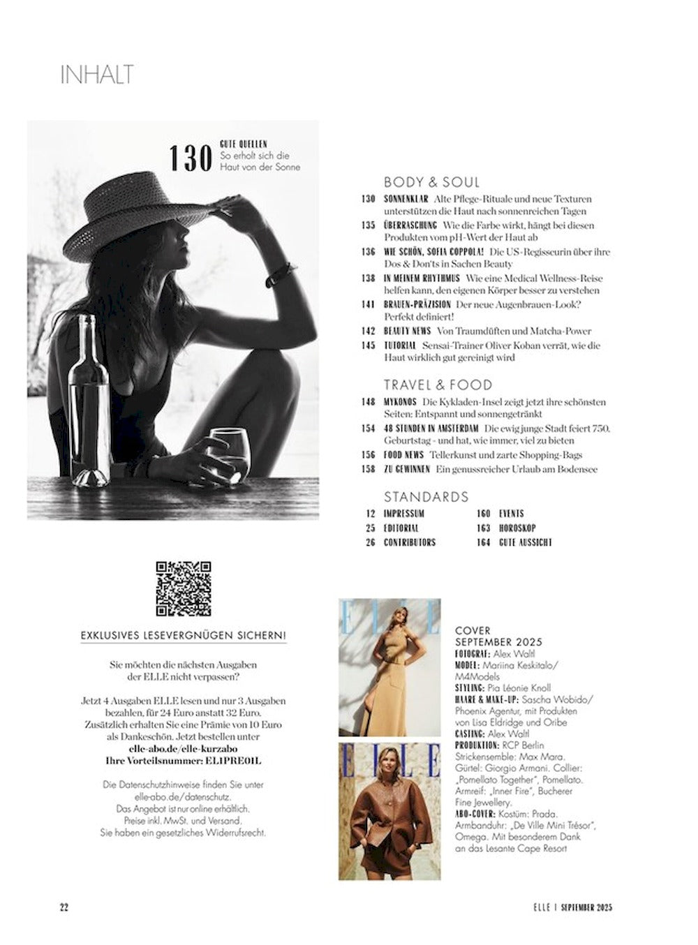Elle Magazin Deutschland 2025-09 Mariina Keskitalo