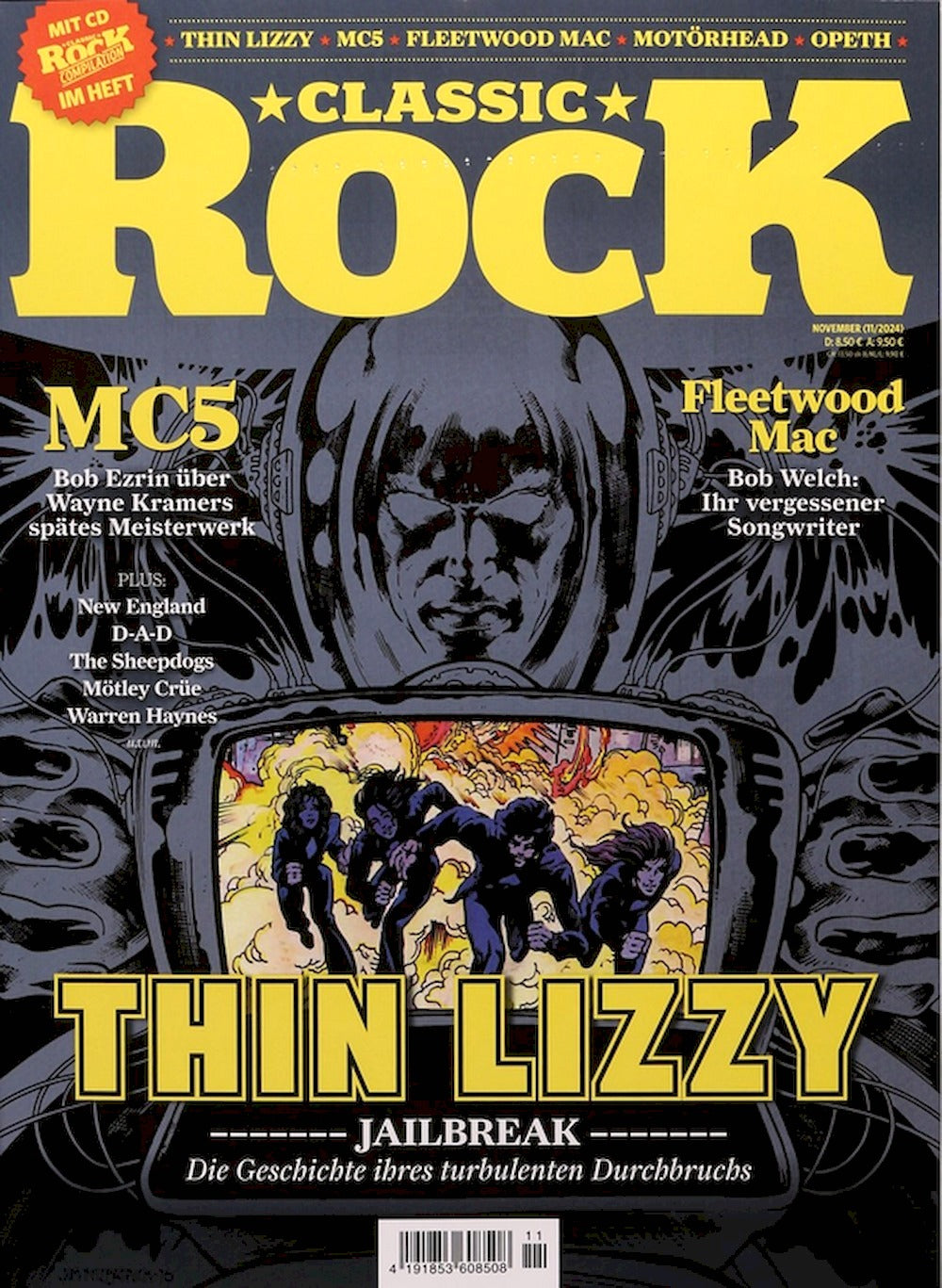 Classic Rock Magazin Deutschland 2024-11 Thin Lizzy #134 + CD