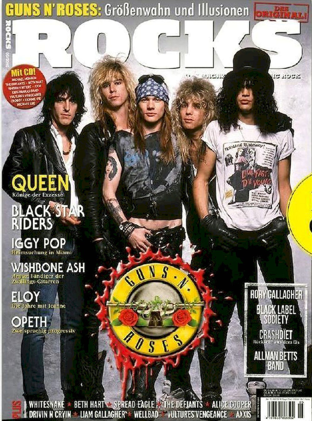 Rocks Magazin Deutschland 2019-05 Guns N' Roses #72 + CD
