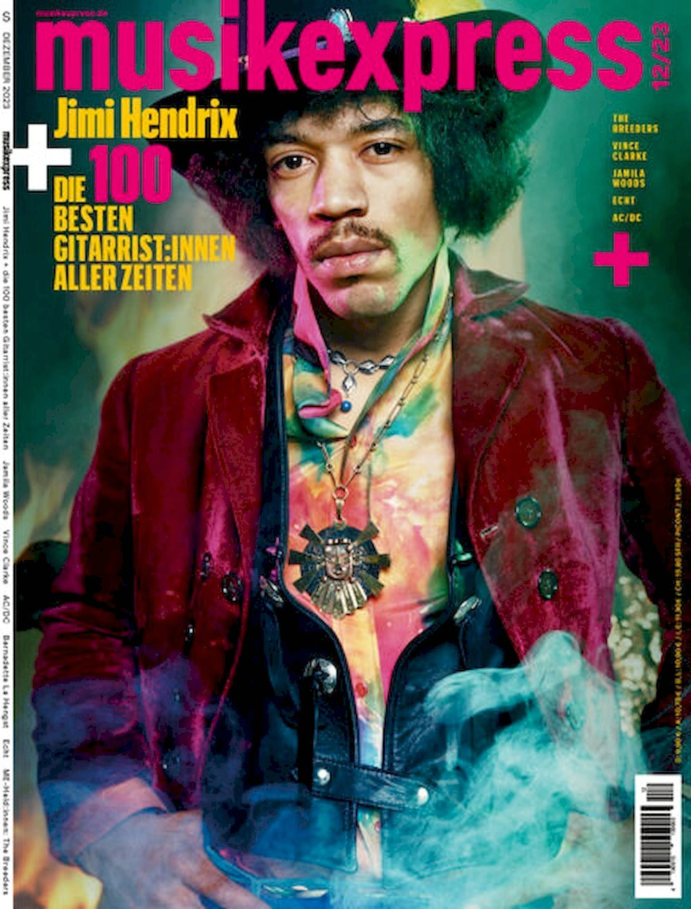 Musikexpress Magazin Deutschland 2023-12 Jimi Hendrix Echt ACDC AC/DC