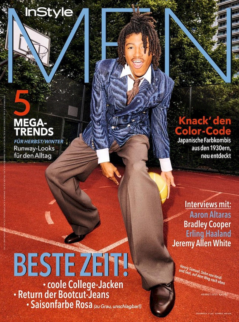 InStyle Men Magazin Deutschland 2025-03 Seal Heidi Klum