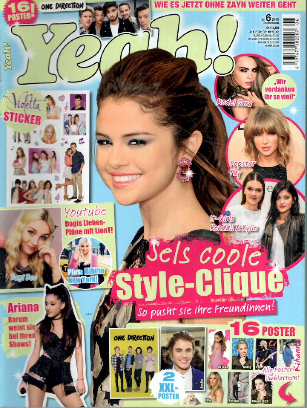 Yeah Magazin Deutschland 2015-06 Selena Gomez Ariana Grande