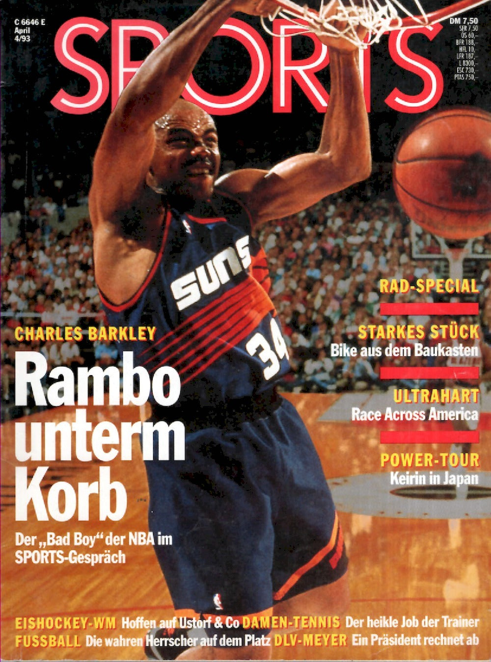 Sports International Magazin Deutschland 1993-04 Charles Barkley