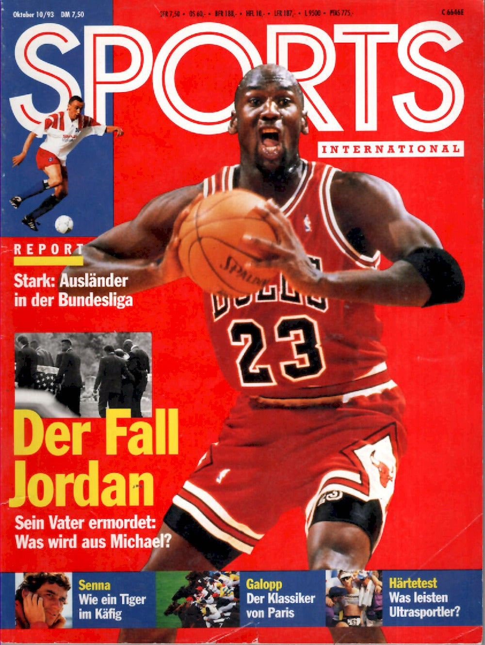 Sports International Magazin Deutschland 1993-10 Michael Jordan Ayrton Senna