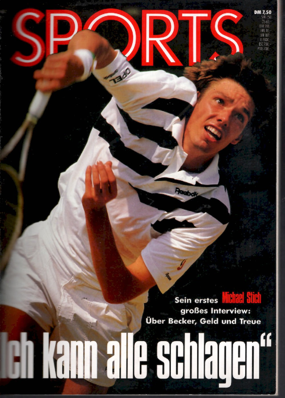 Sports Magazin Deutschland 1991-08 Michael Stich Christian Schenk