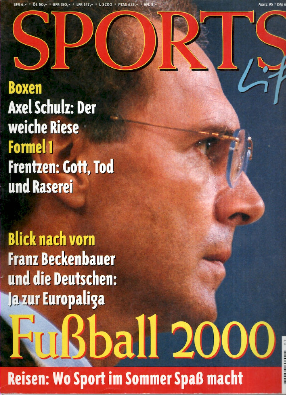 Sports Live Magazin Deutschland 1995-03 Franz Beckenbauer Axel Schulz