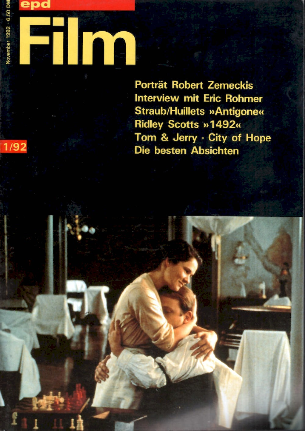 EPD Film Magazin Deutschland 1992-11 Pernilla August Samuel Fröler