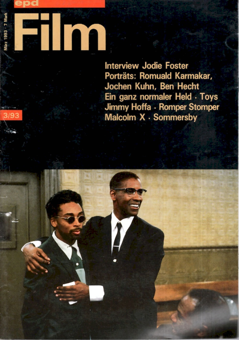 EPD Film Magazin Deutschland 1993-03 Spike Lee Denzel Washington