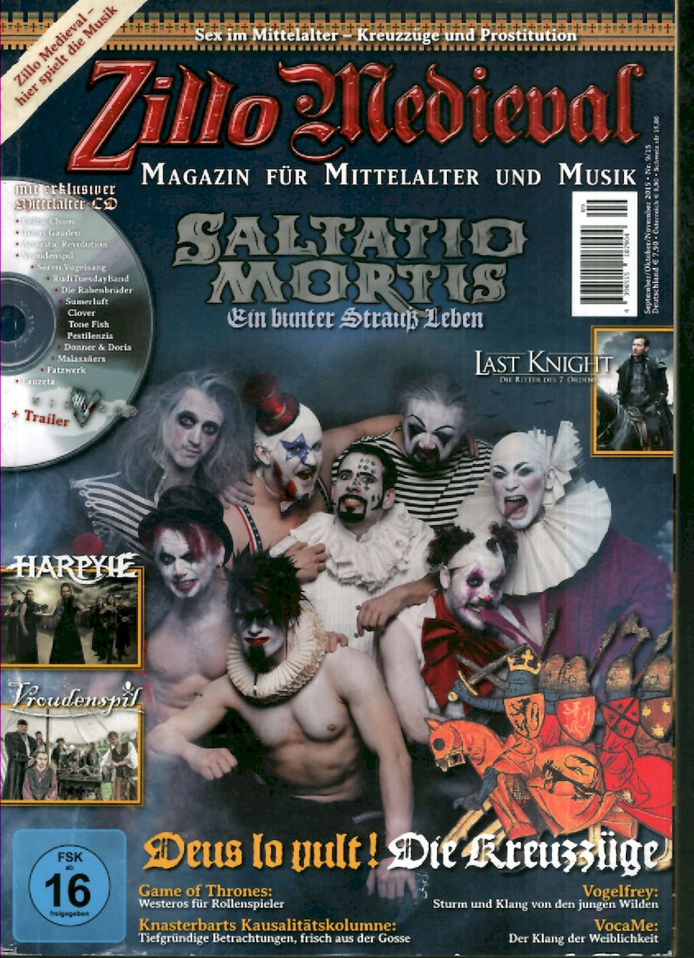 Zillo Medieval Magazin Deutschland 2015-09 Saltatio Mortis