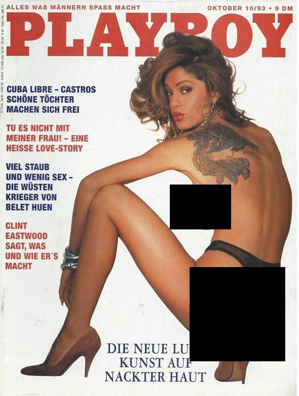 Playboy Magazin Deutschland 1993-10 Elisa Laub Cuba Castros Daughters