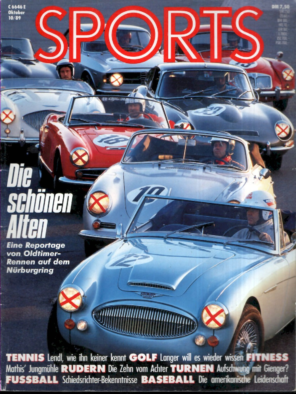 Sports Magazin Deutschland 1989-10 Oldtimer Cars