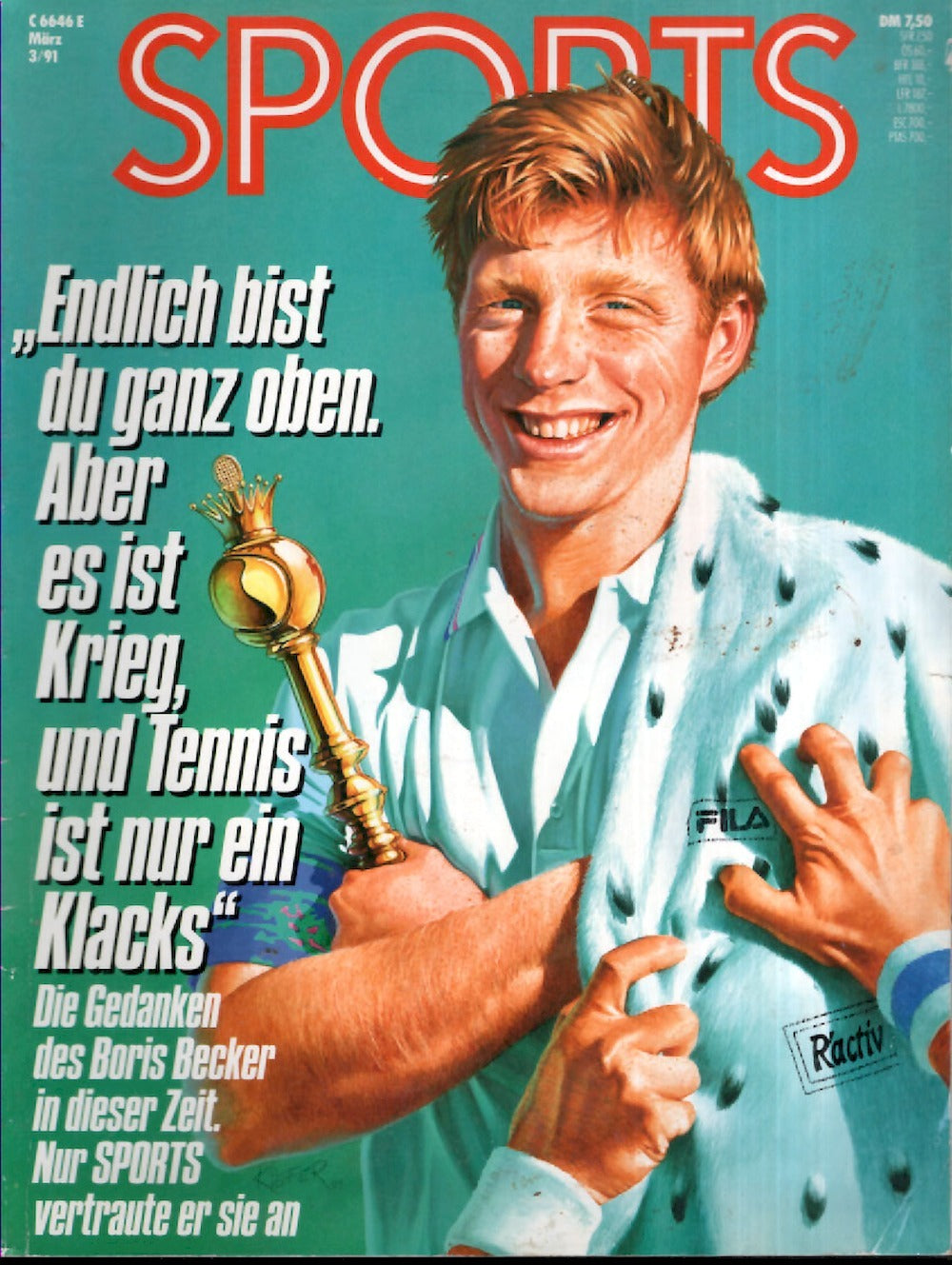 Sports Magazin Deutschland 1991-03 Boris Becker