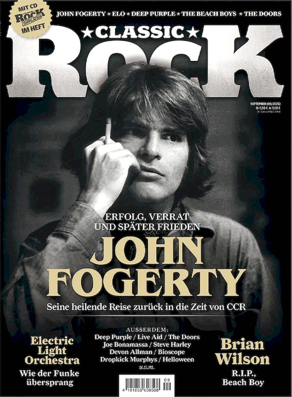 Classic Rock Magazin Deutschland 2025-09 John Fogerty ELO #142 + CD