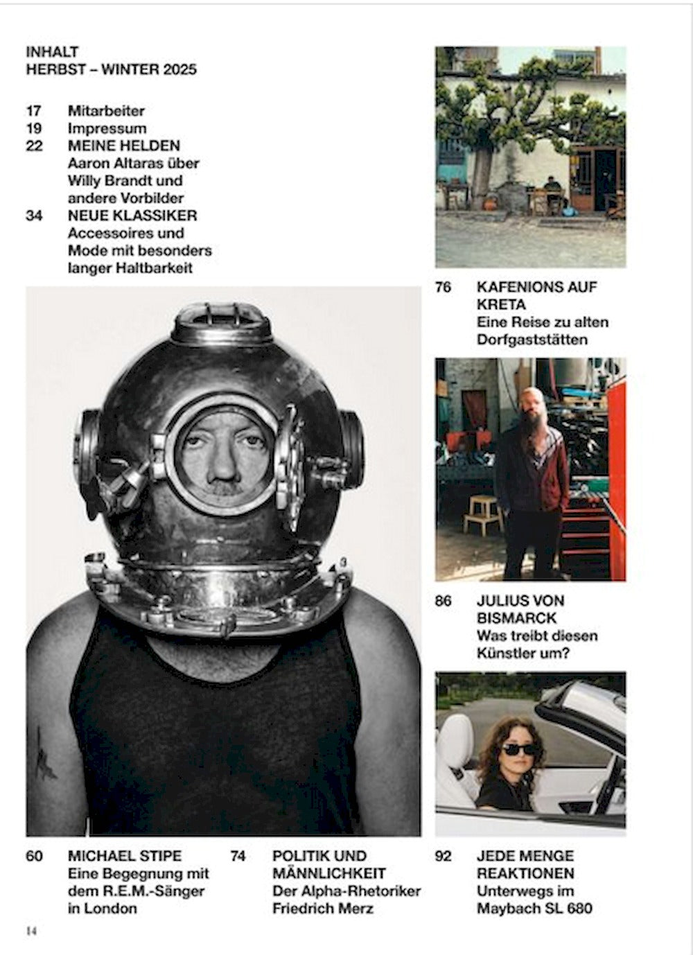 Zeit Magazin Mann Deutschland 2025-02 Michael Stipe