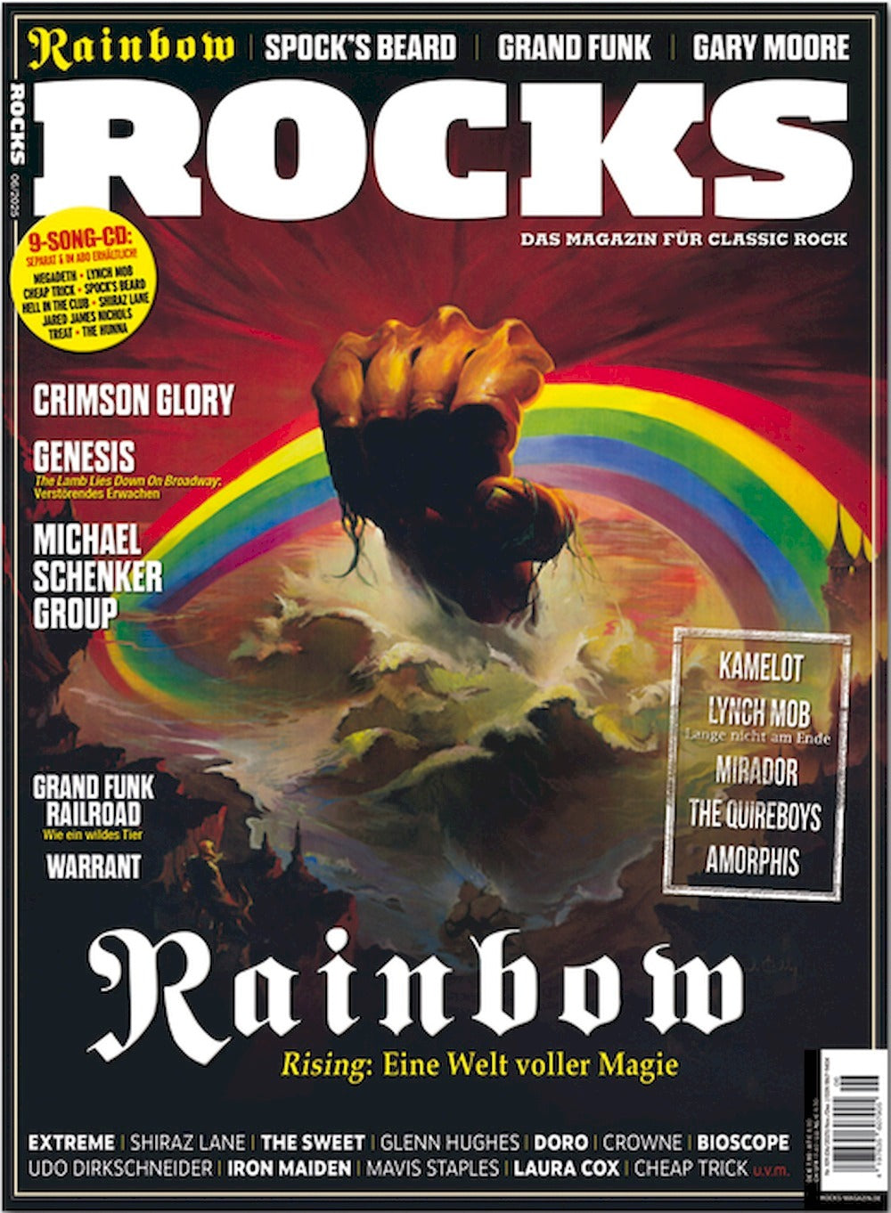 Rocks Magazin Deutschland 2025-06 Rainbow Crimson Glory Genesis #109
