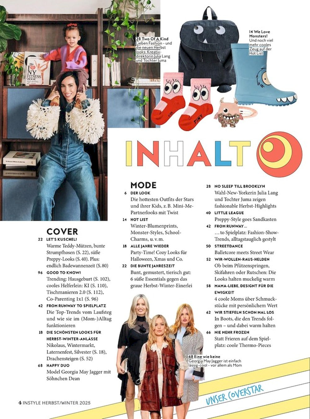 InStyle Mini & Me Magazin Deutschland 2025-02 Georgia May Jagger