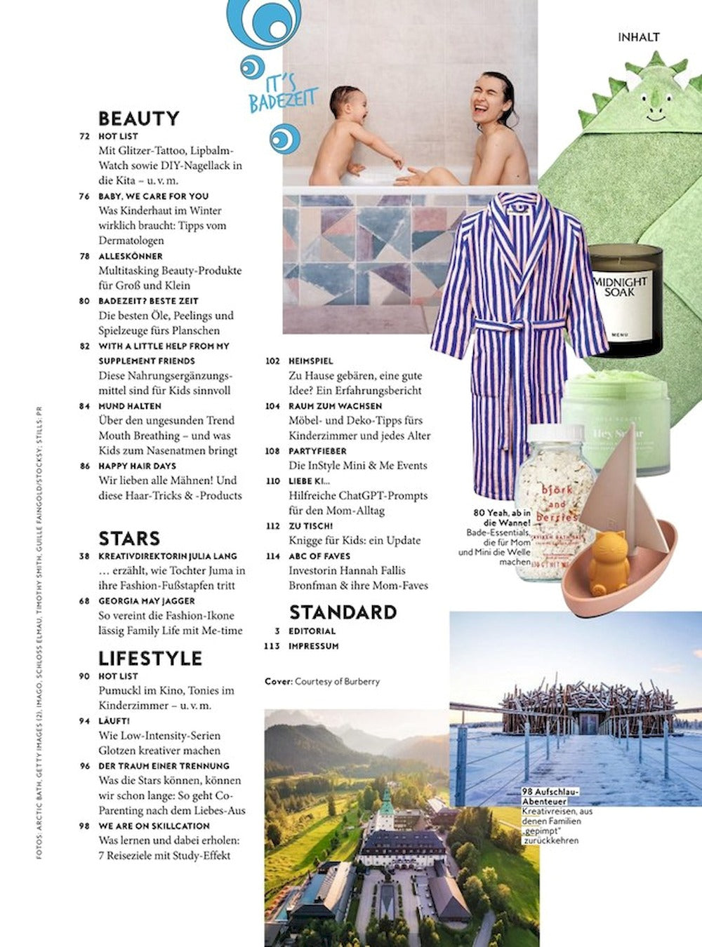 InStyle Mini & Me Magazin Deutschland 2025-02 Georgia May Jagger
