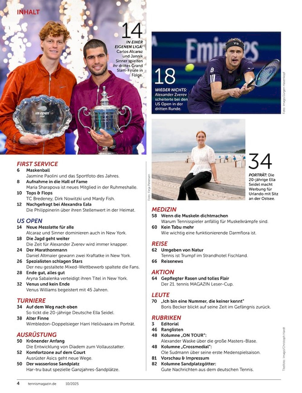 Tennis Magazin Deutschland 2025-10 Boris Becker