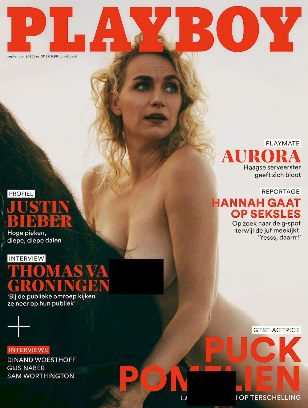 Playboy Magazin Niederlande 2025-09 Puck Pomelien Busser