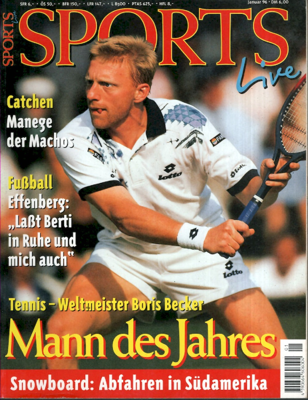 Sports Live Magazin Deutschland 1996-01 Boris Becker