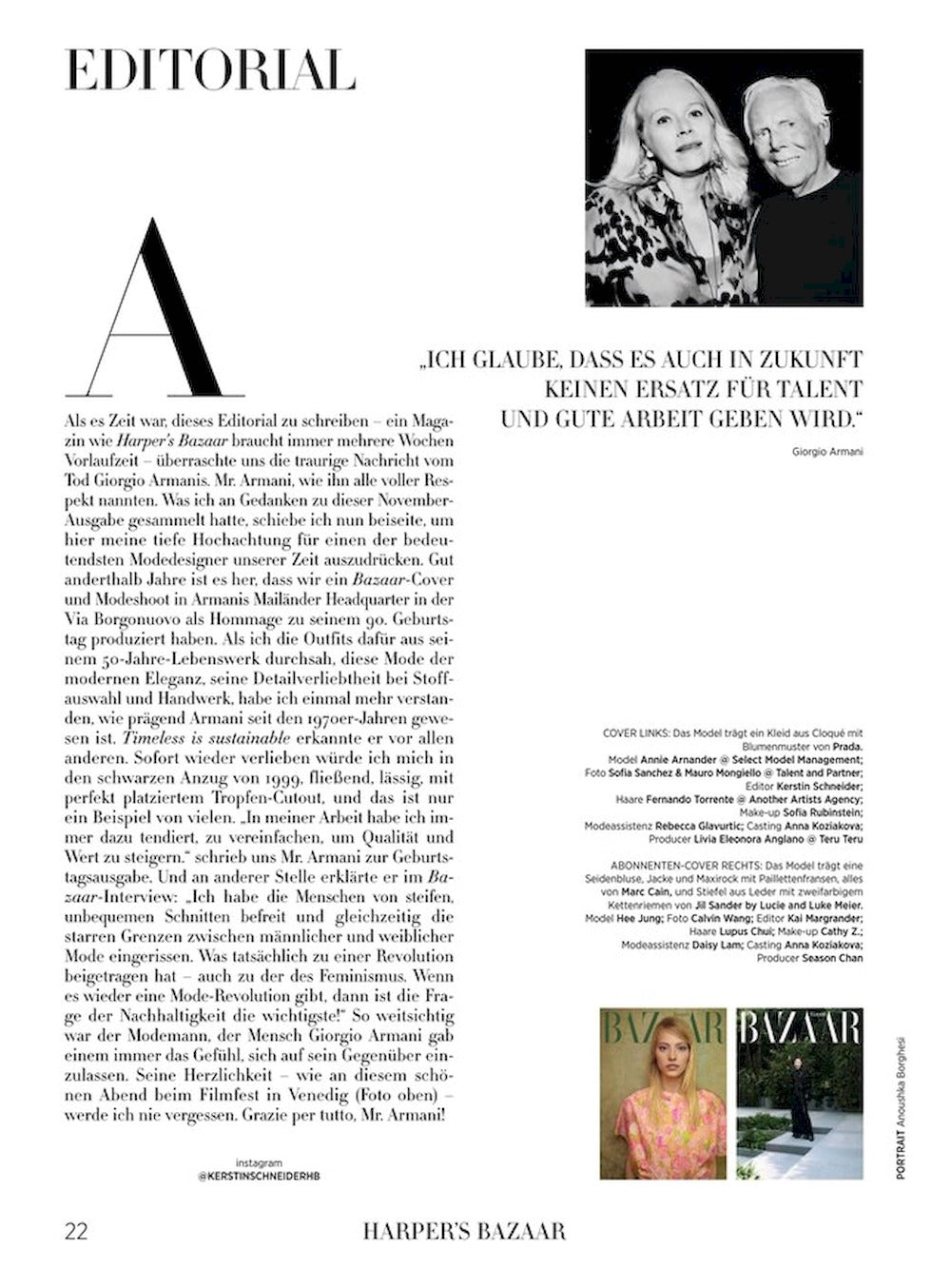 Harpers Bazaar Magazin Deutschland 2025-11 Annie Arnander