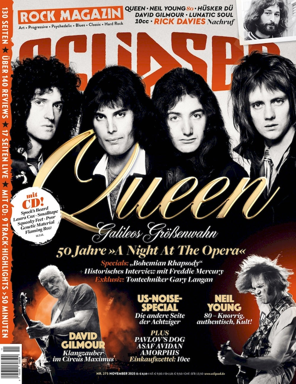 Eclipsed Magazin Deutschland 2025-11 Queen David Gilmour Neil Young #275