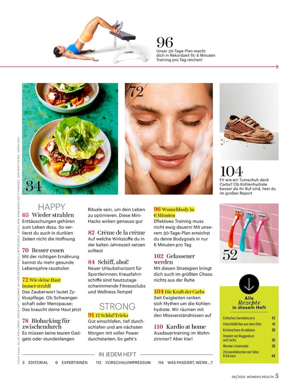 Womens Health Magazin Deutschland 2025-06 Sarah Harrison