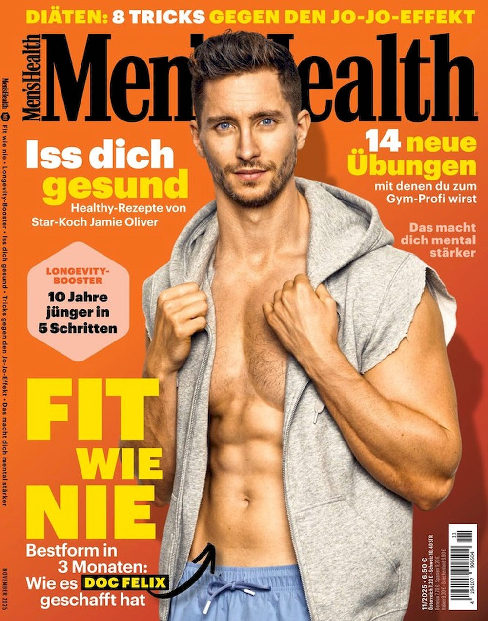 Mens Health Magazin Deutschland 2025-11 Felix M. Berndt