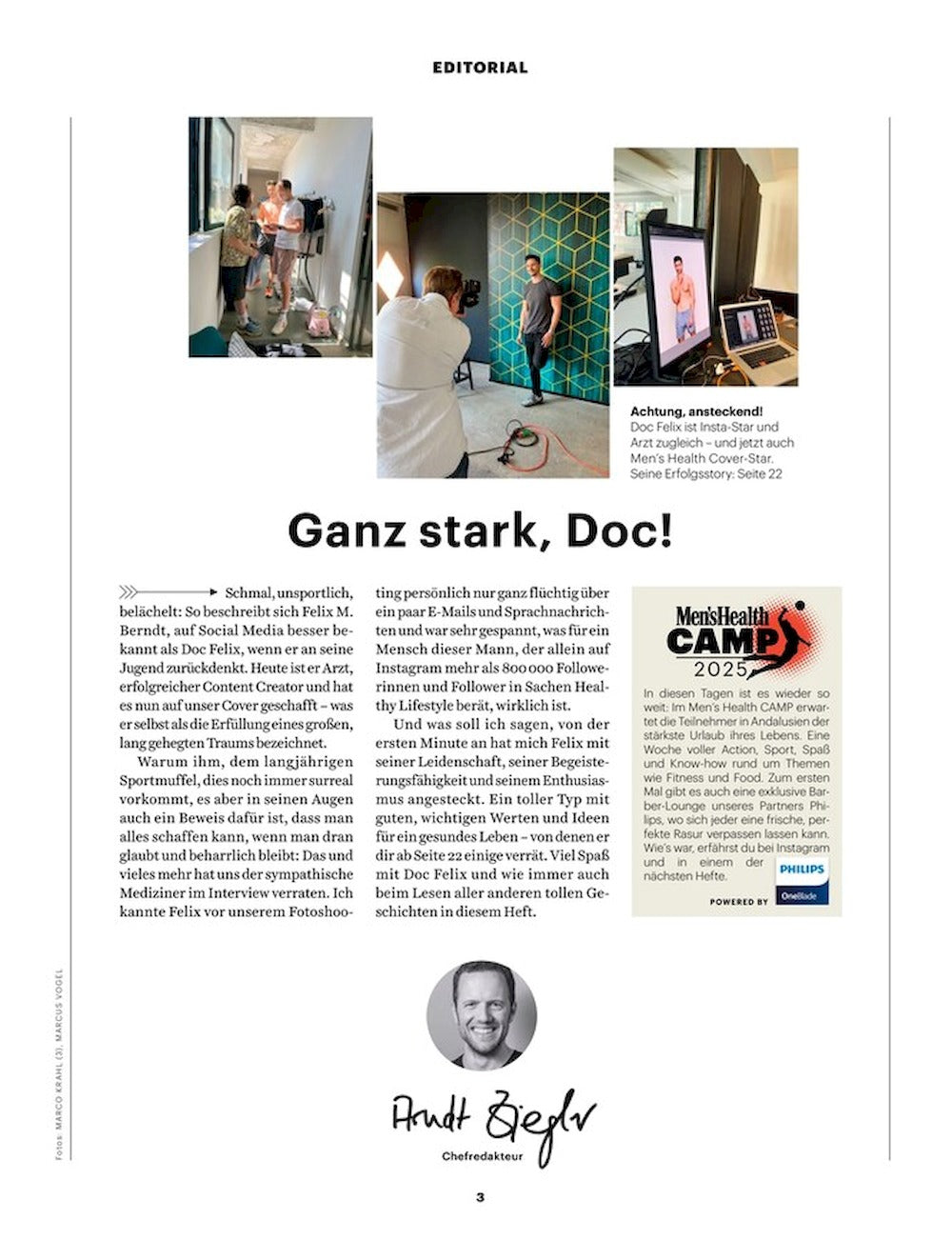 Mens Health Magazin Deutschland 2025-11 Felix M. Berndt