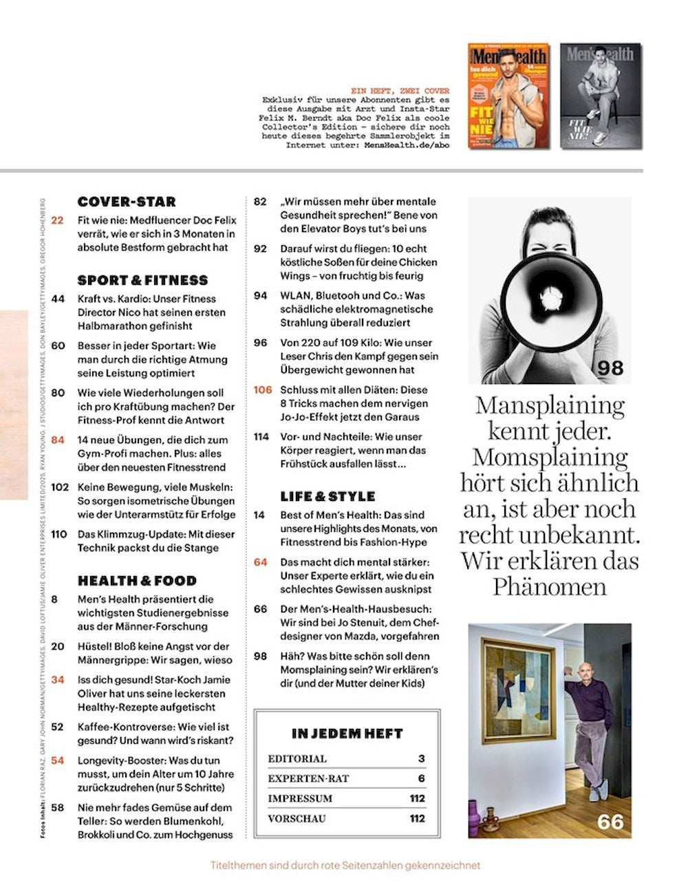 Mens Health Magazin Deutschland 2025-11 Felix M. Berndt
