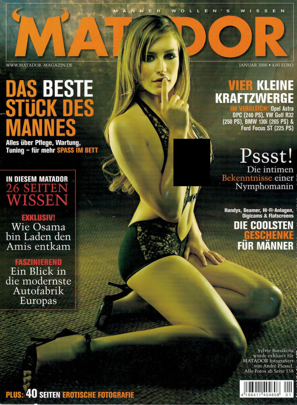 Matador Magazin Deutschland 2006-01 Sylvie Bursikova