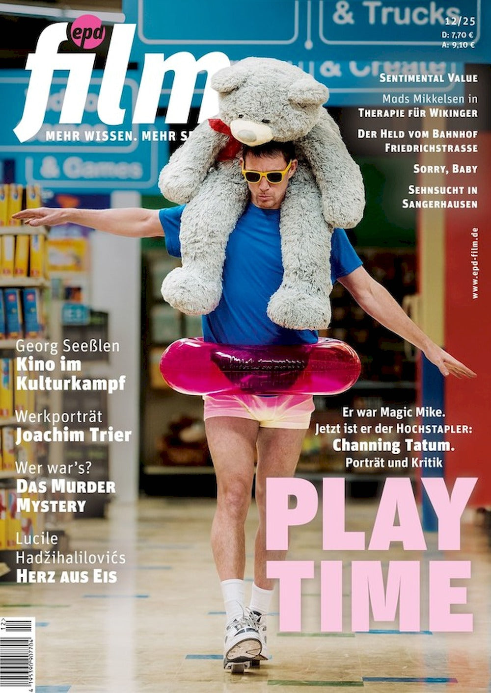 EPD Film Magazin Deutschland 2025-12 Channing Tatum Joachim Trier