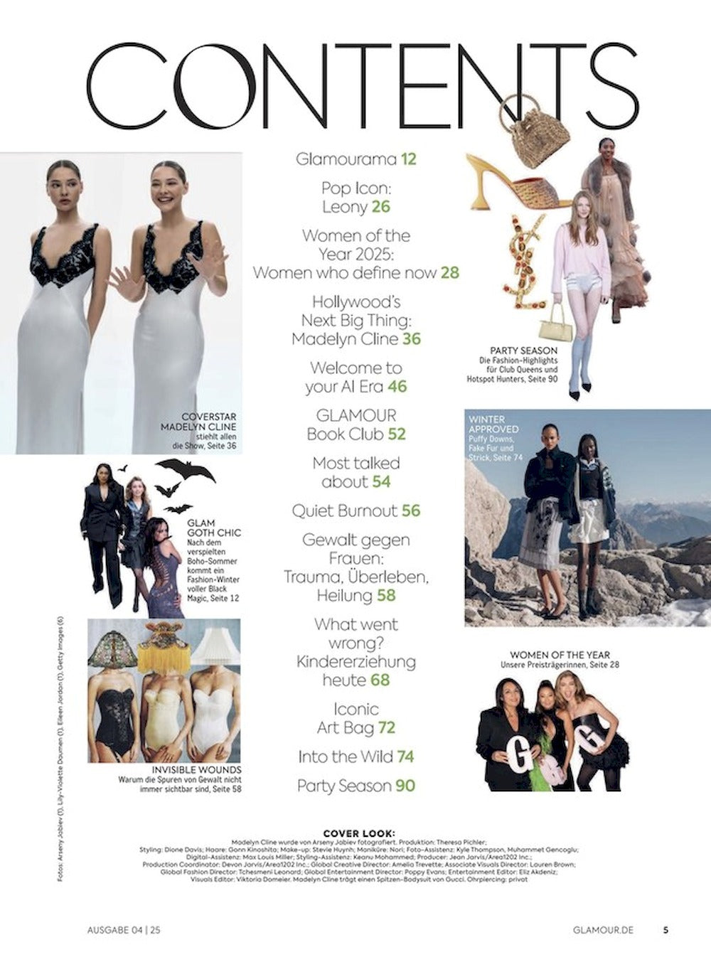 Glamour Magazin Deutschland 2025-04 Madelyn Cline