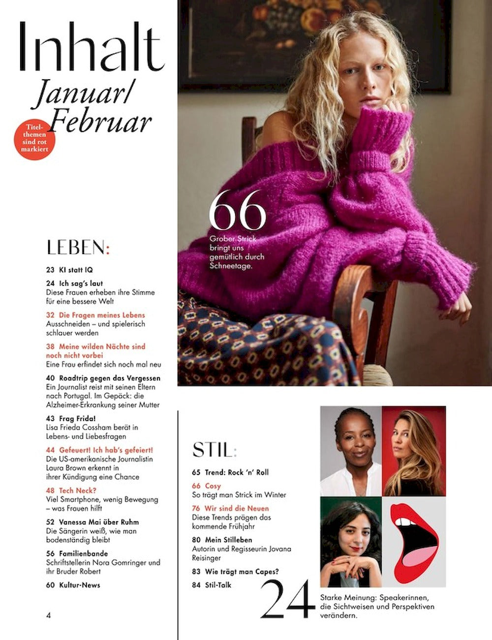 Myself Magazin Deutschland 2026-01 Caroline Forsling