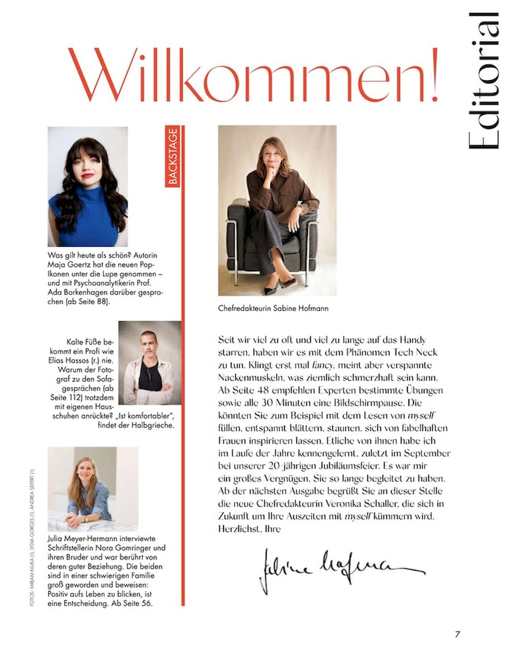 Myself Magazin Deutschland 2026-01 Caroline Forsling