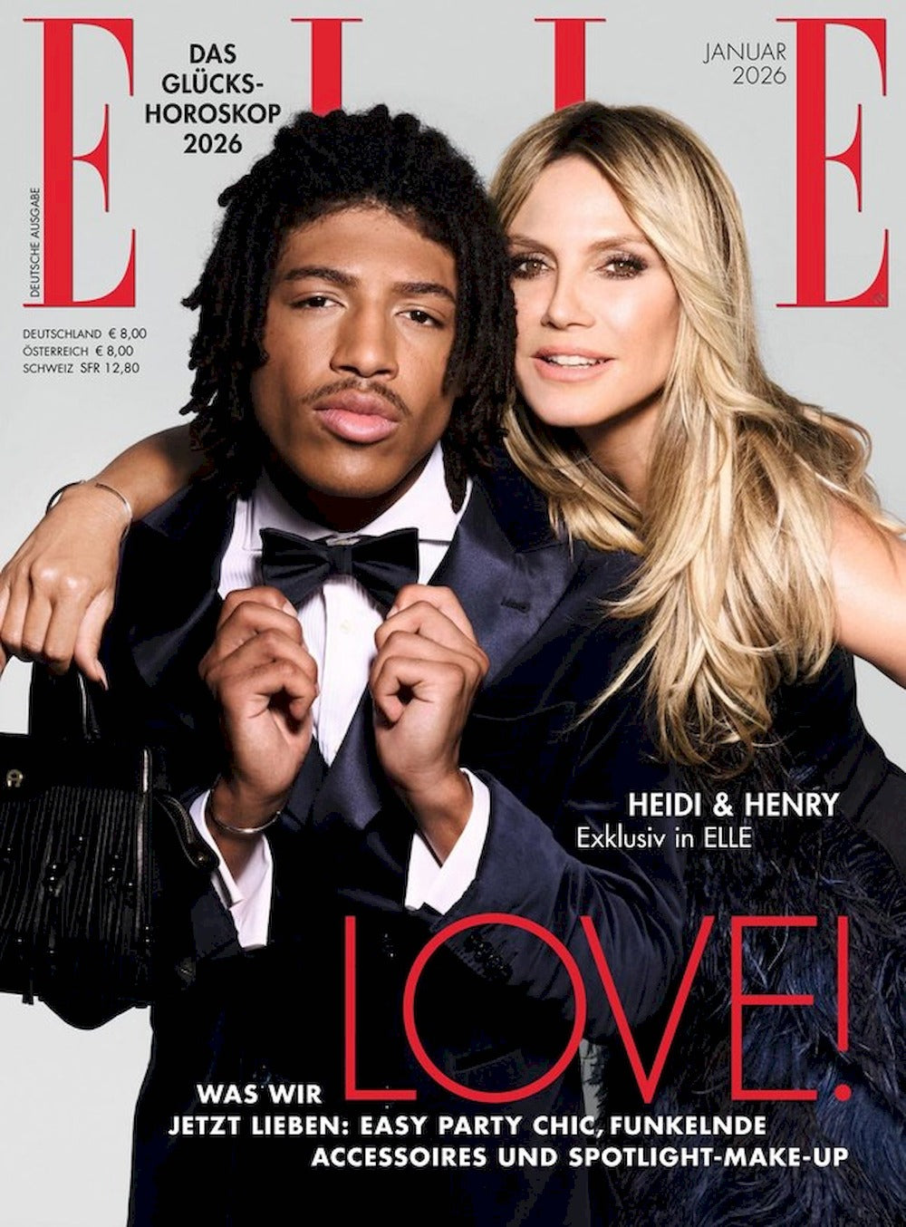 Elle Magazin Deutschland 2026-01 Heidi Klum Henry Samuel