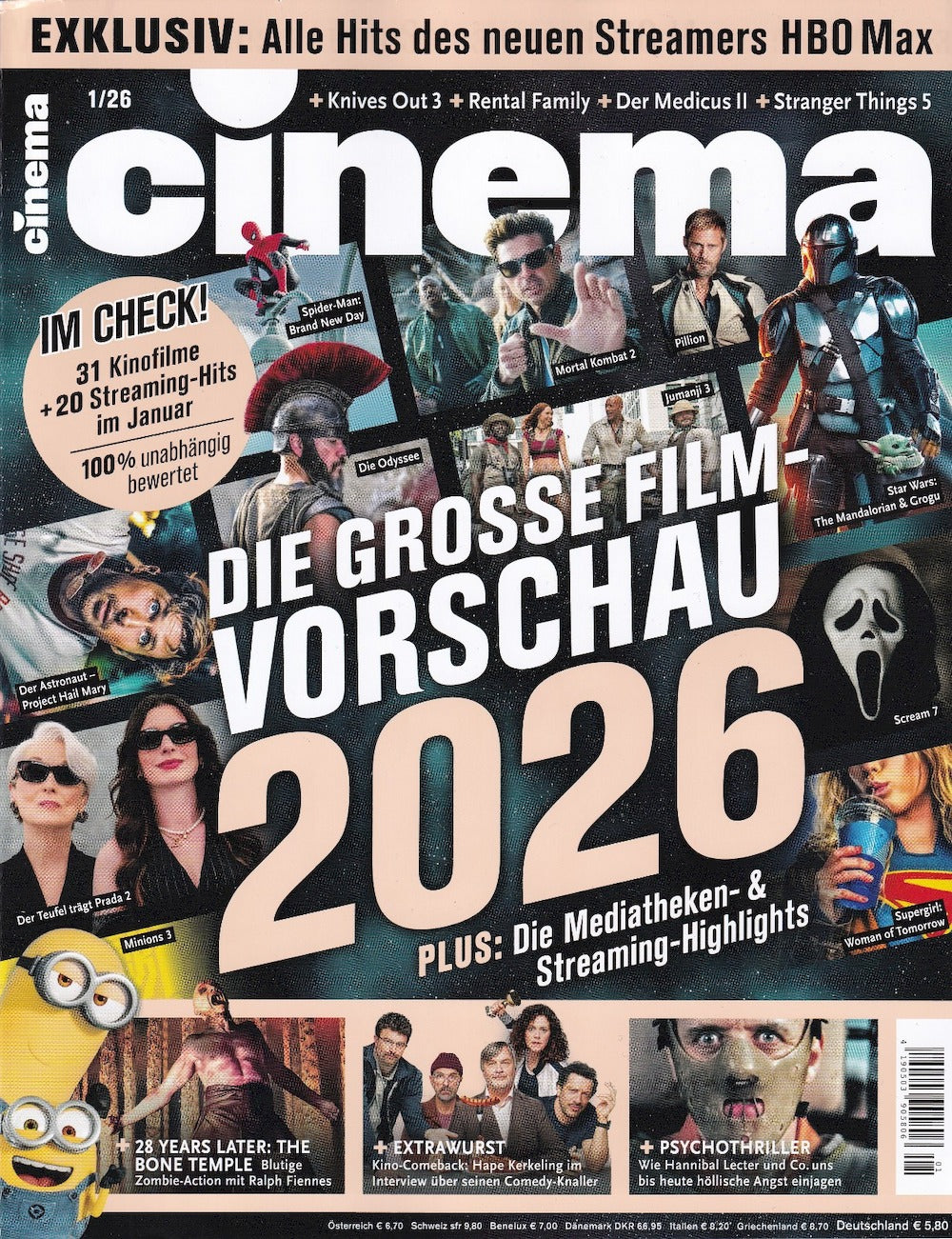 Cinema Magazin Deutschland 2026-01 Stranger Things 28 Years Later Stromberg