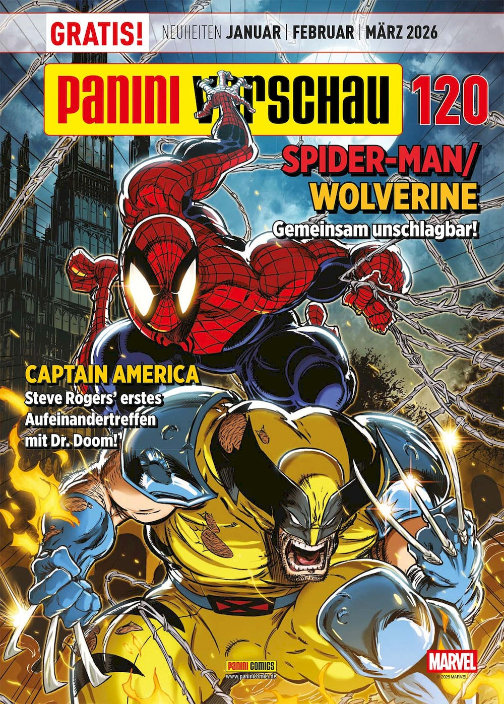 Panini Vorschau Magazin Deutschland 2026-01+02 Captain America #120