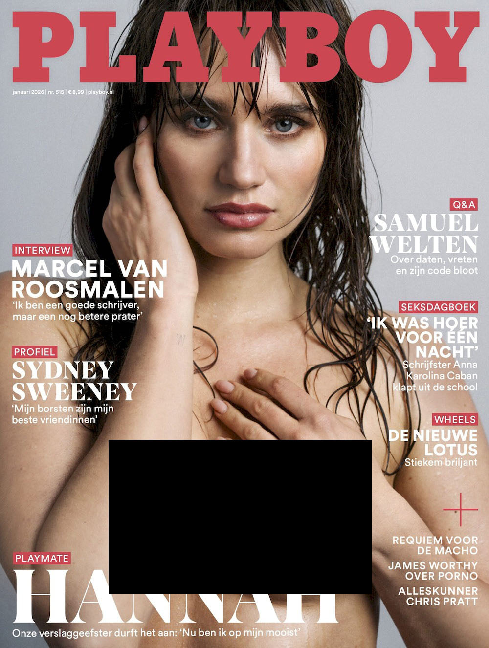 Playboy Magazin Niederlande 2026-01 Hannah Swart