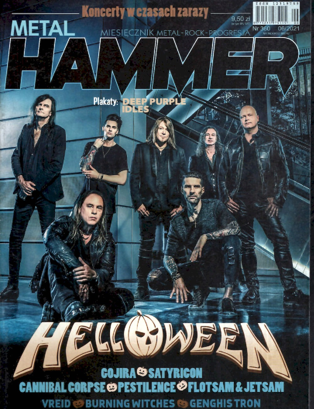 Metal Hammer Magazin Polen 2021 #360 Helloween Cojira Satyricon Gojira