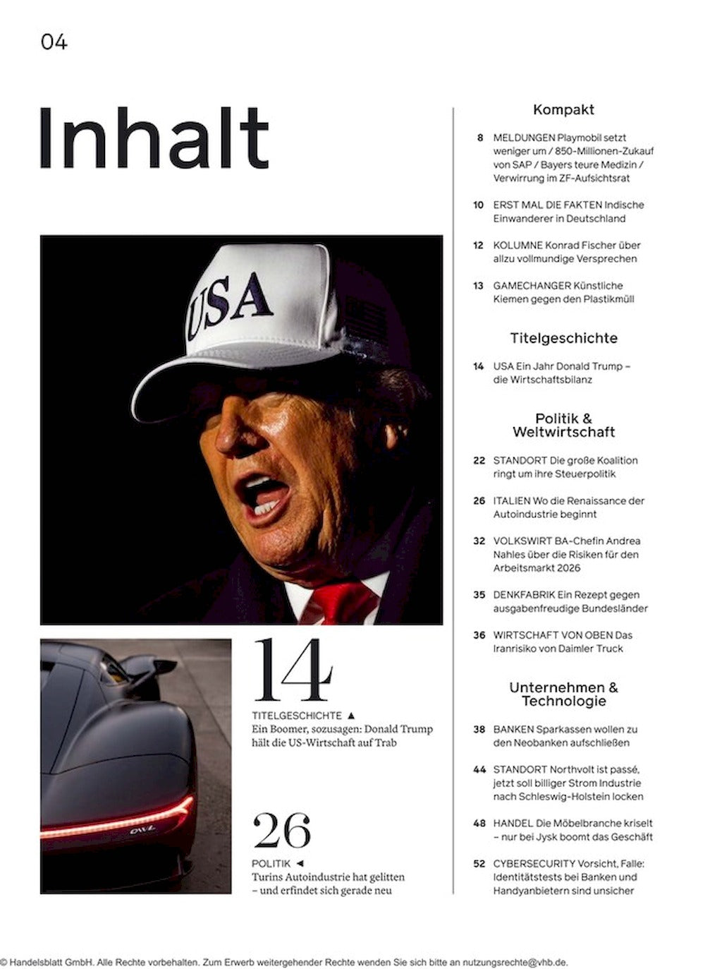 Wirtschaftswoche Magazin Deutschland 2026-04 Donald Trump Trumponomics