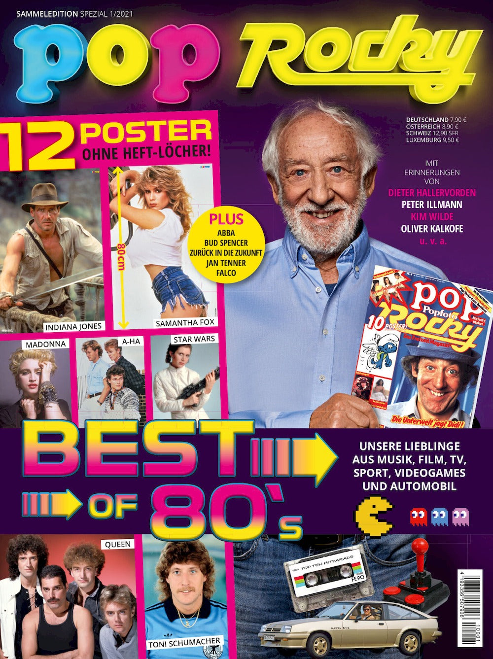 Pop Rocky Magazin Deutschland 2021 #1 Didi Hallervorden Falco Carrie Fisher + Poster